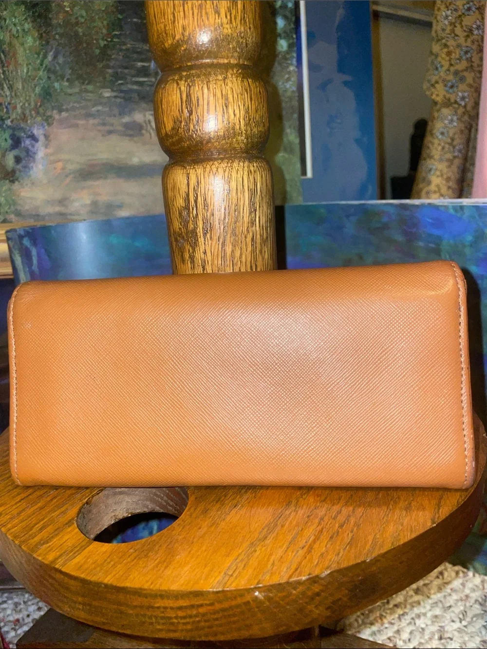 Tory Burch Continental Wallet with Gold Logo